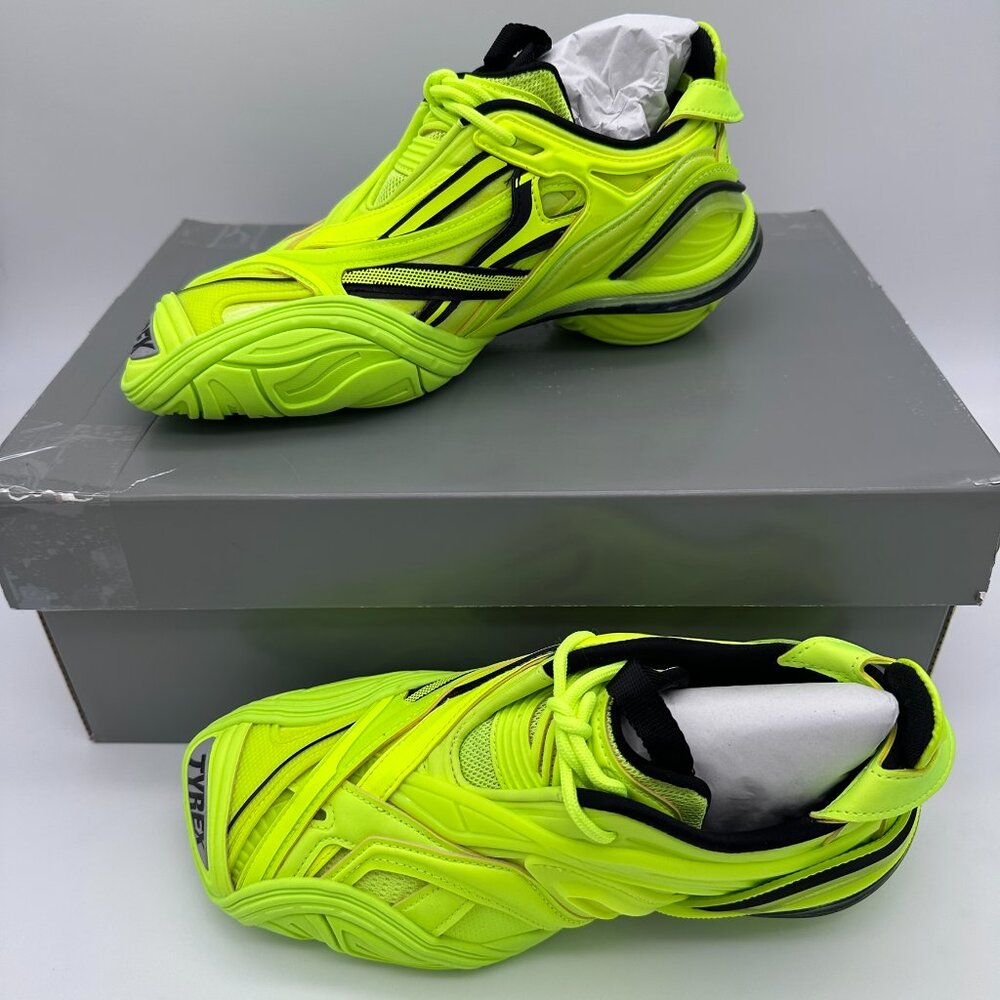 Balenciaga Women's Tyrex Low Top Athleticâ Sneaker, Size EU37/US7, Fluo Yellow - Picture 3 of 15